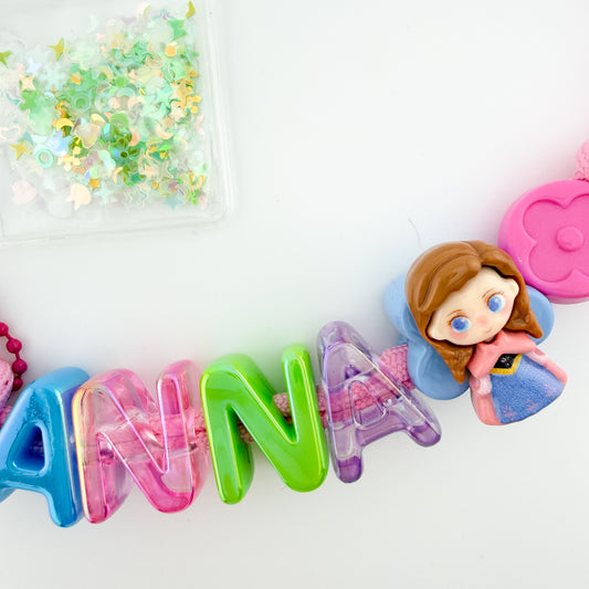 Princess Name Keychain