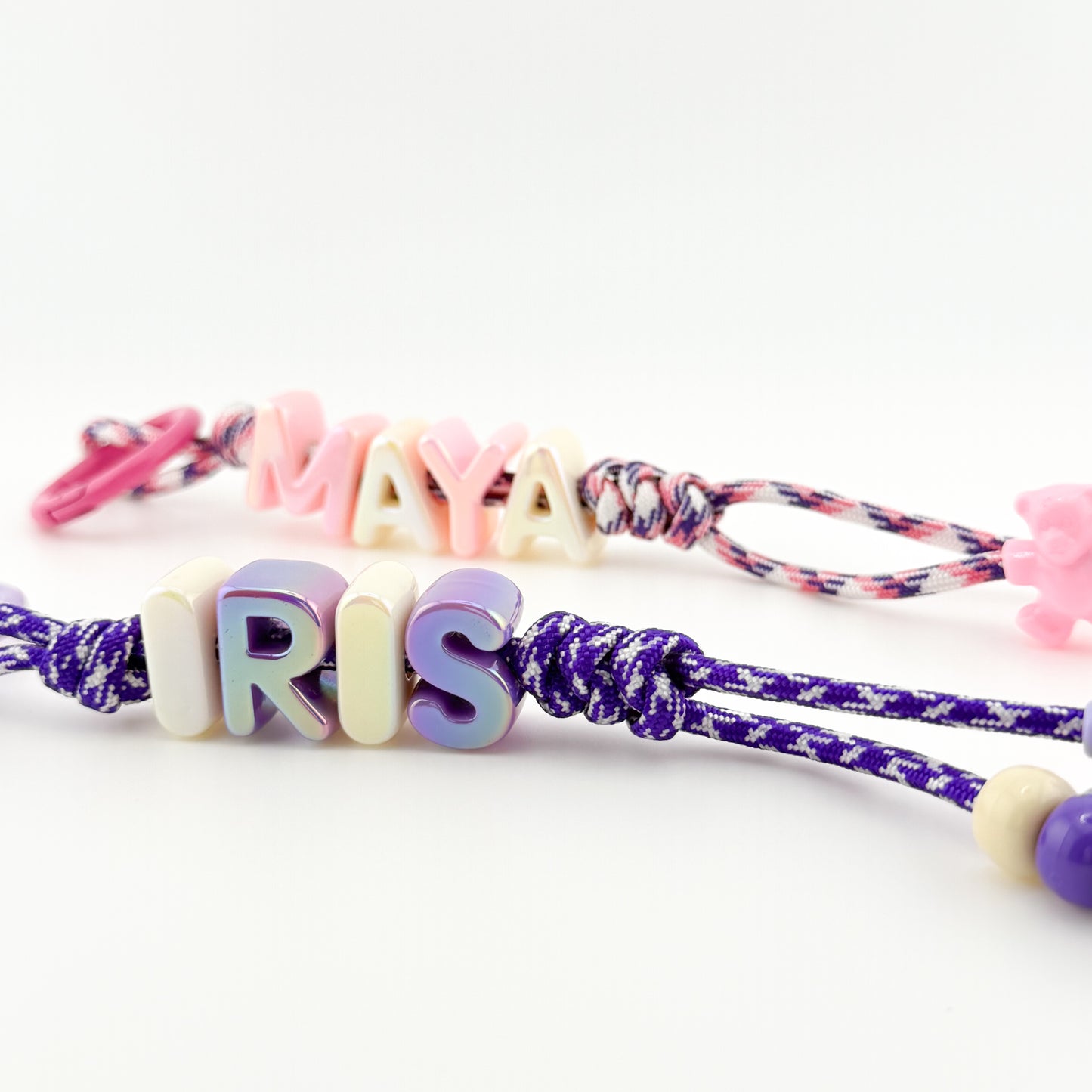 Personalized Bouclé Teddy Keychain